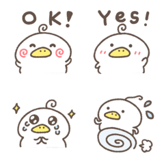 Duck kuwapii Emoji  English ver.