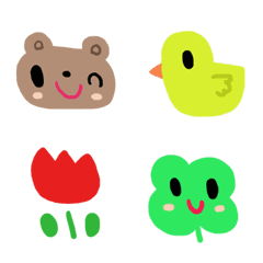 (Various emoji 725adult cute simple)