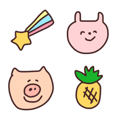 Easy-to-use emoji, popular animals