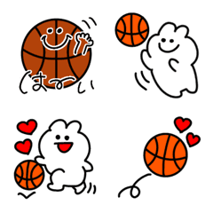 อิโมจิไลน์ basketball LOVE fight