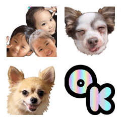 Cute children animation emoji sticker