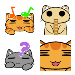 Loose Tabby and Cats Animated Emoji