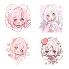 very cute Angel Emoji