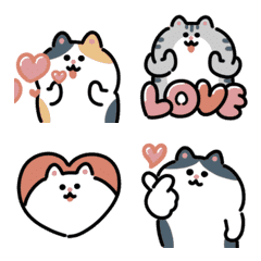 Heartful cat emoji