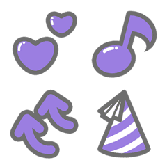 Violet Emoji by wakuring