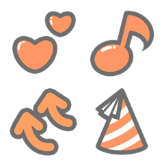 Orange Emoji by wakuring