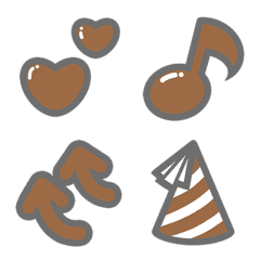 Brown Emoji by wakuring