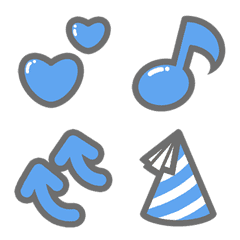 Blue Emoji by wakuring