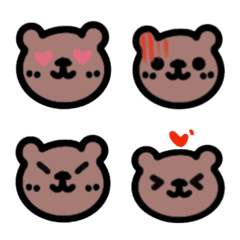 Bear's daily expression stickers