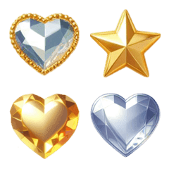 Silver Heart Emoji 3