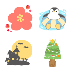 อิโมจิไลน์ Spring/Summer/Autumn/Winter Events | line2me.in.th