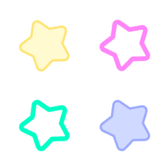 อิโมจิไลน์ move Star happy Emoji Gift