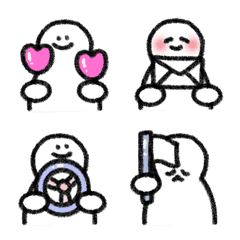 อิโมจิไลน์ move sweet dumpling Coco Face Emoji 4