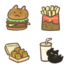 Cat sweets and treats Emoji