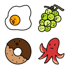 Food,drink and ingredients emoji.