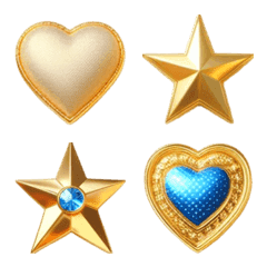 Gold Deco Emoji 6