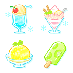 อิโมจิไลน์ Move! Summer Sweets Emoji