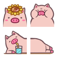 Dull pig emoji-summer-