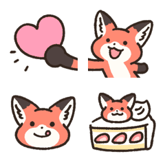 Fluffy Red Fox Emoji 2