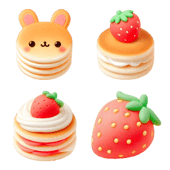Rabbit Pancake Emoji 13