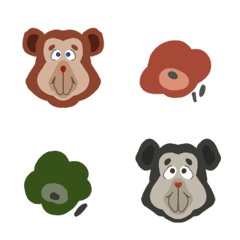 simple bear & flower