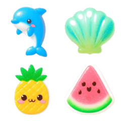 Summer Sticker Emoji 2