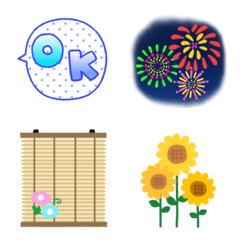 Animation! Japan Summer emoji.