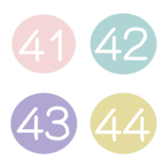 41circle numbers