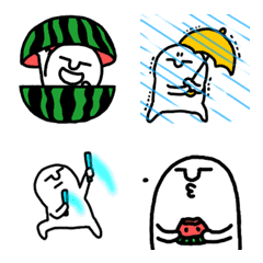 hi-tan Emoji(summer)
