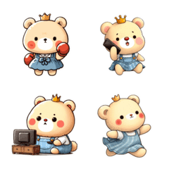 Emoji Little bear of butter house v.7