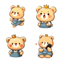 Emoji Little bear of butter house v.5