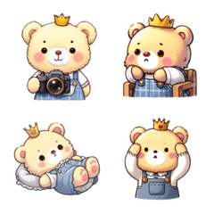 Emoji Little bear of butter house v.1