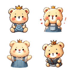 Emoji Little bear of butter house v.3