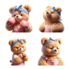 emoji mute bear of butter store v.2