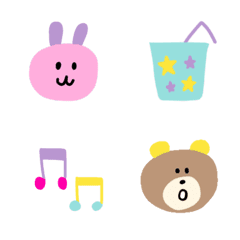 colorful animals happy Emoji