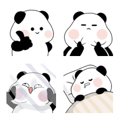 Paper Chubby Panda Emoji