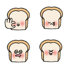 Toast  move I am shy Emoji