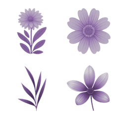 Forest flower collection(Purple)