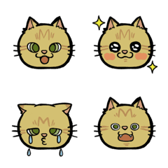 pretty red tabby cat DORA-Emoji-