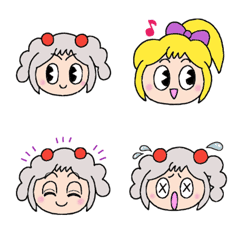 Atorio-chan and friend Emoji