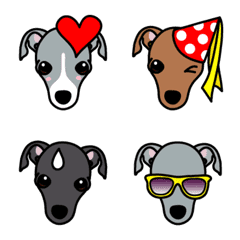 Various Italian Greyhound emoji