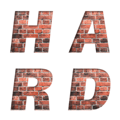 Brick Wall Alphabet