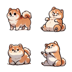 With Shiba Inu in conversation Emoji