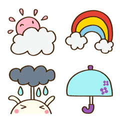 อิโมจิไลน์ Daily Weather Dochi Usa Emoji