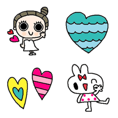 (Various emoji 768adult cute simple)