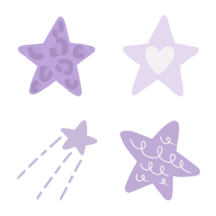 About dreams come true.Star(purple)