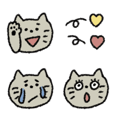 Various emotions cat emoji