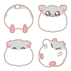 Cute and simple hamster Emoji(basic)2