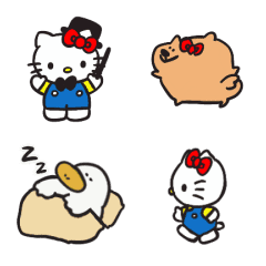 Hello Kitty 50週年 x 阿汪與阿鴨 左手畫的