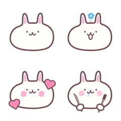 Cuddly Rabbits' Emoji – LINE Emoji | LINE STORE